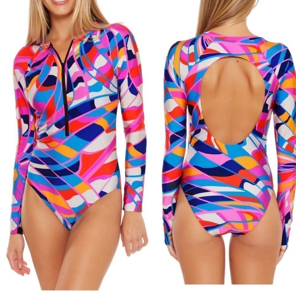 Trina Turk Vivid Vista Paddleboard Suit NWT